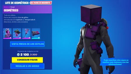 Fortnite: compre hoy 10 de enero con Bites, Wu-Wear, Jonesy Castaway y más